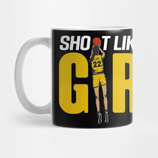 Caitlin Clark, Shoot Like a Girl, C. Clark 22 Mug